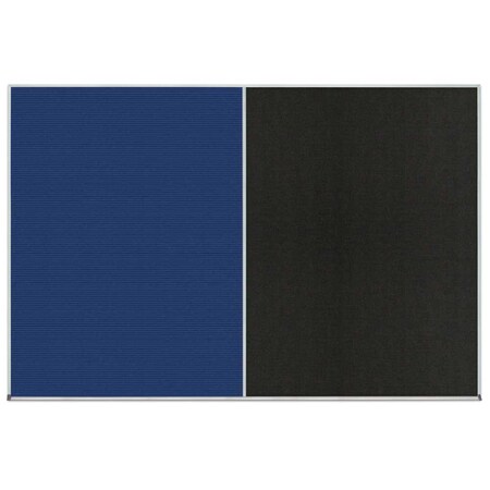 United Visual Products Enclosed Corkboard, 1 Door, 72"x48", 4" Fra UV3405-SATIN-APRICOT